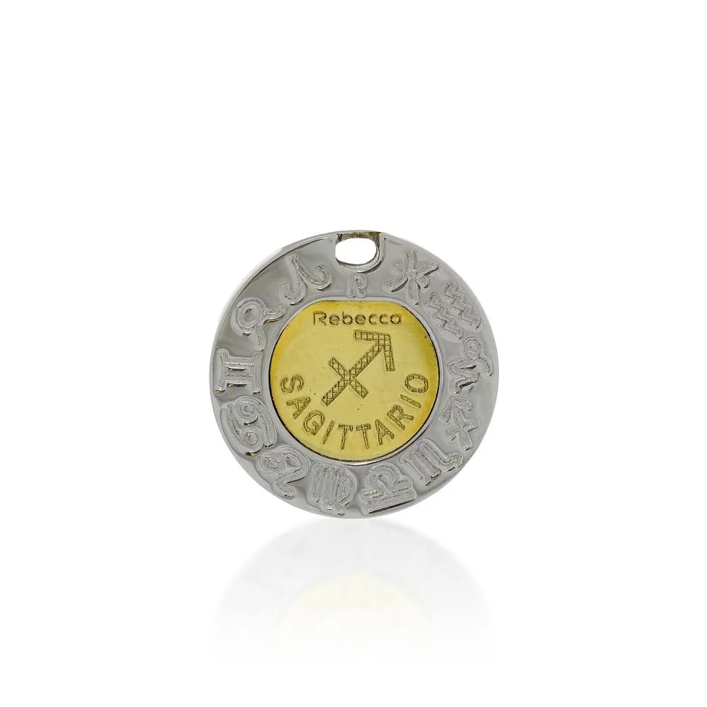 Ciondolo Rotondo Zodiacale Rebecca OCL06 Sagi