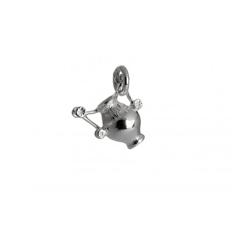 ciondolo unisex La Ozza Salentina troz Trozzella in argento