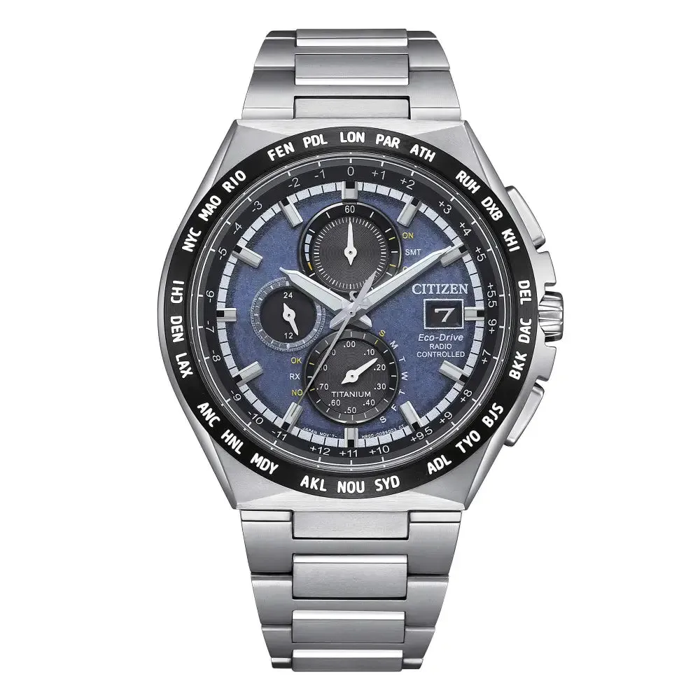 CITIZEN AT8238-84L Radiocontrollato Crono SuperTitanio