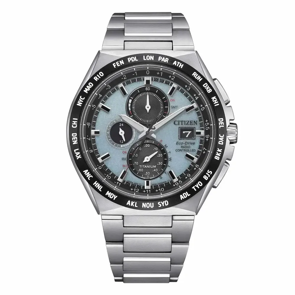 CITIZEN AT8238-84M Radiocontrollato Crono SuperTitanio