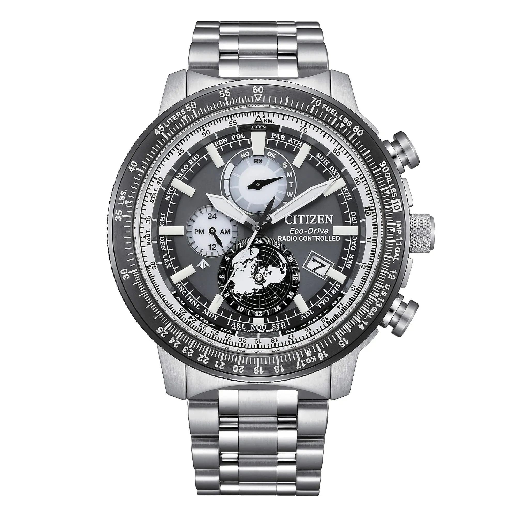 Orologio uomo Citizen Geo Trekker BY3006-53H