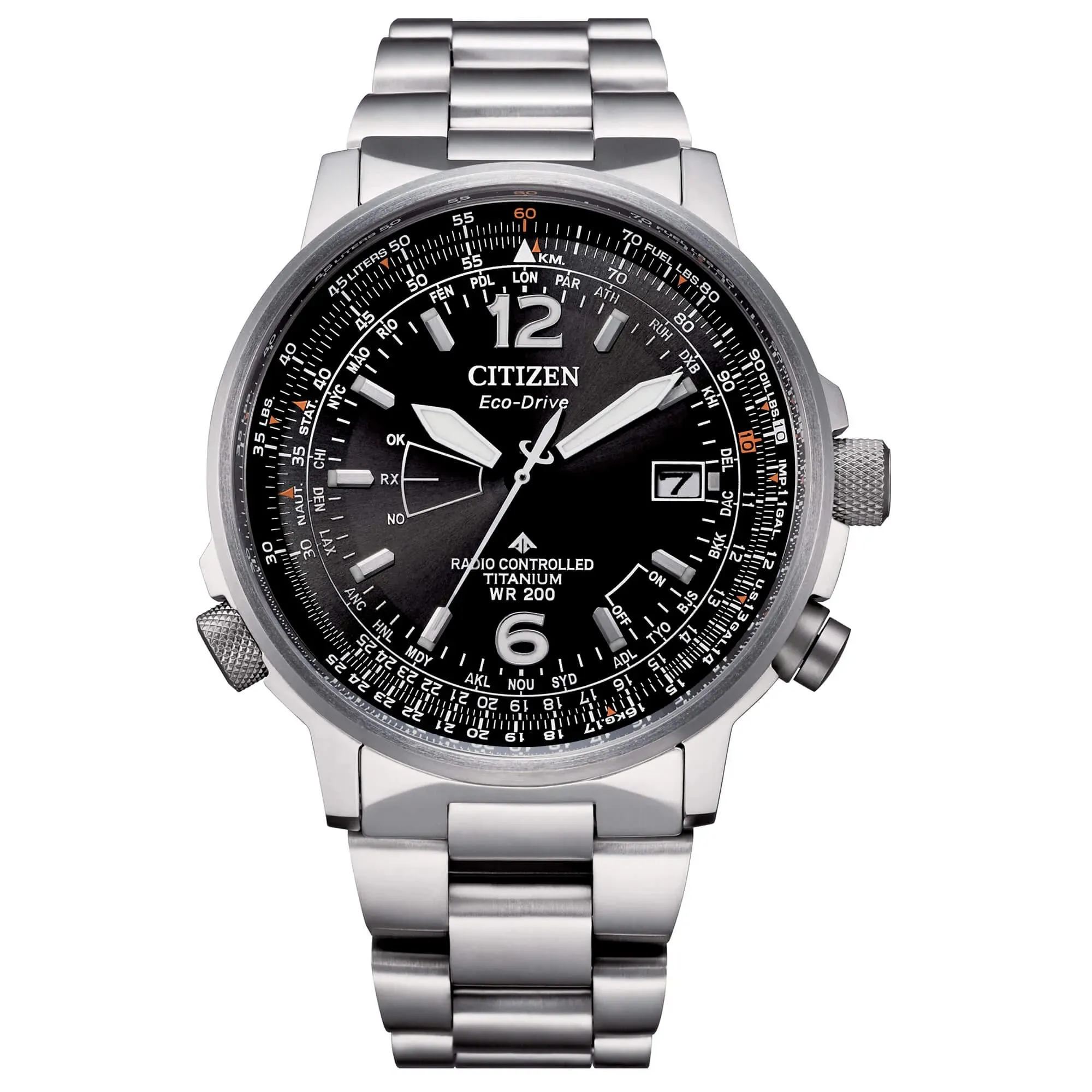 Orologio uomo Citizen Pilot Super Titanio CB0230-81E