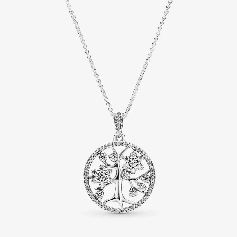 Collana Albero della famiglia scintillante - 390384CZ-80