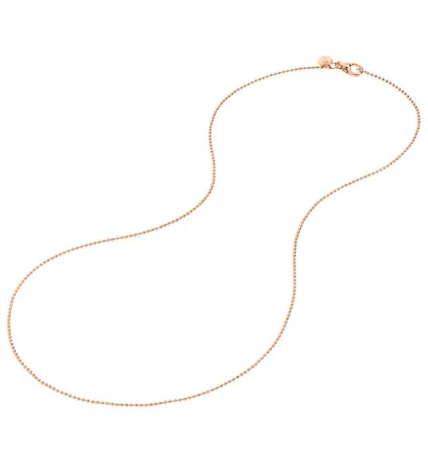 COLLANA BOLLICINE ORO ROSA DODO DCB8003-BOLLI-0009R-40