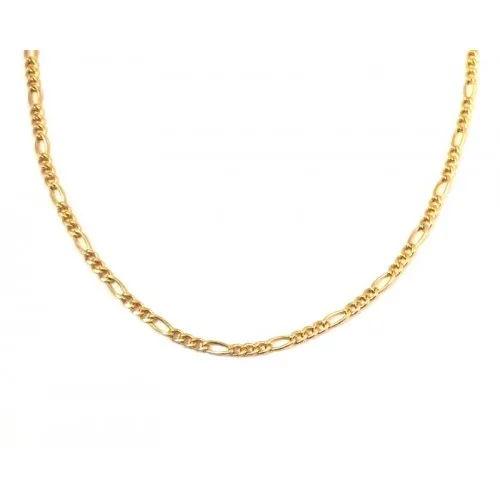 COLLANA CATENA 3+1 IN ORO GIALLO 18KT