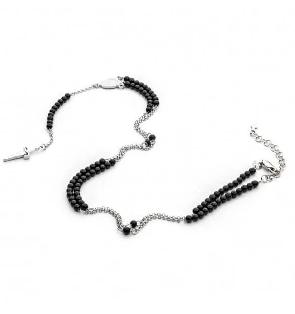 Collana Cesare Paciotti rosario uomo JPCL2249B