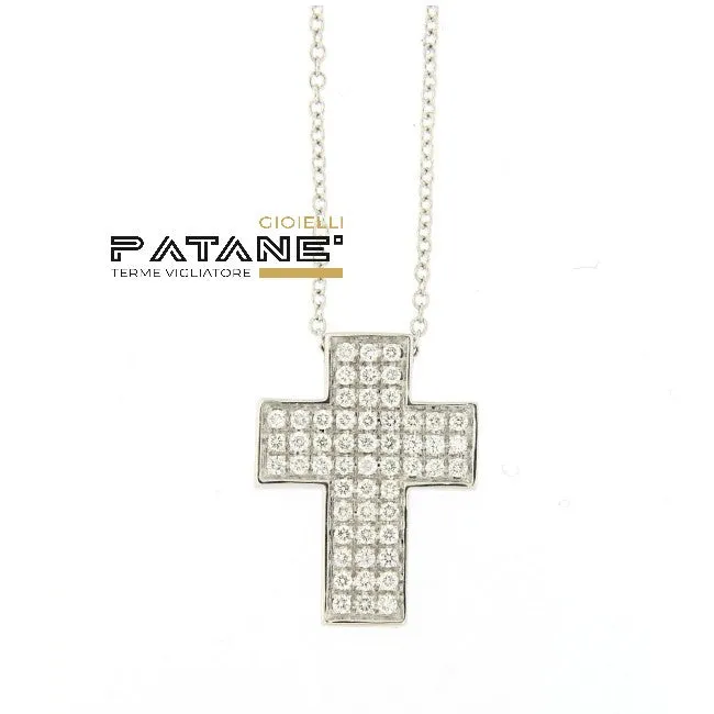 Collana Davite & Delucchi - Croce di Diamanti