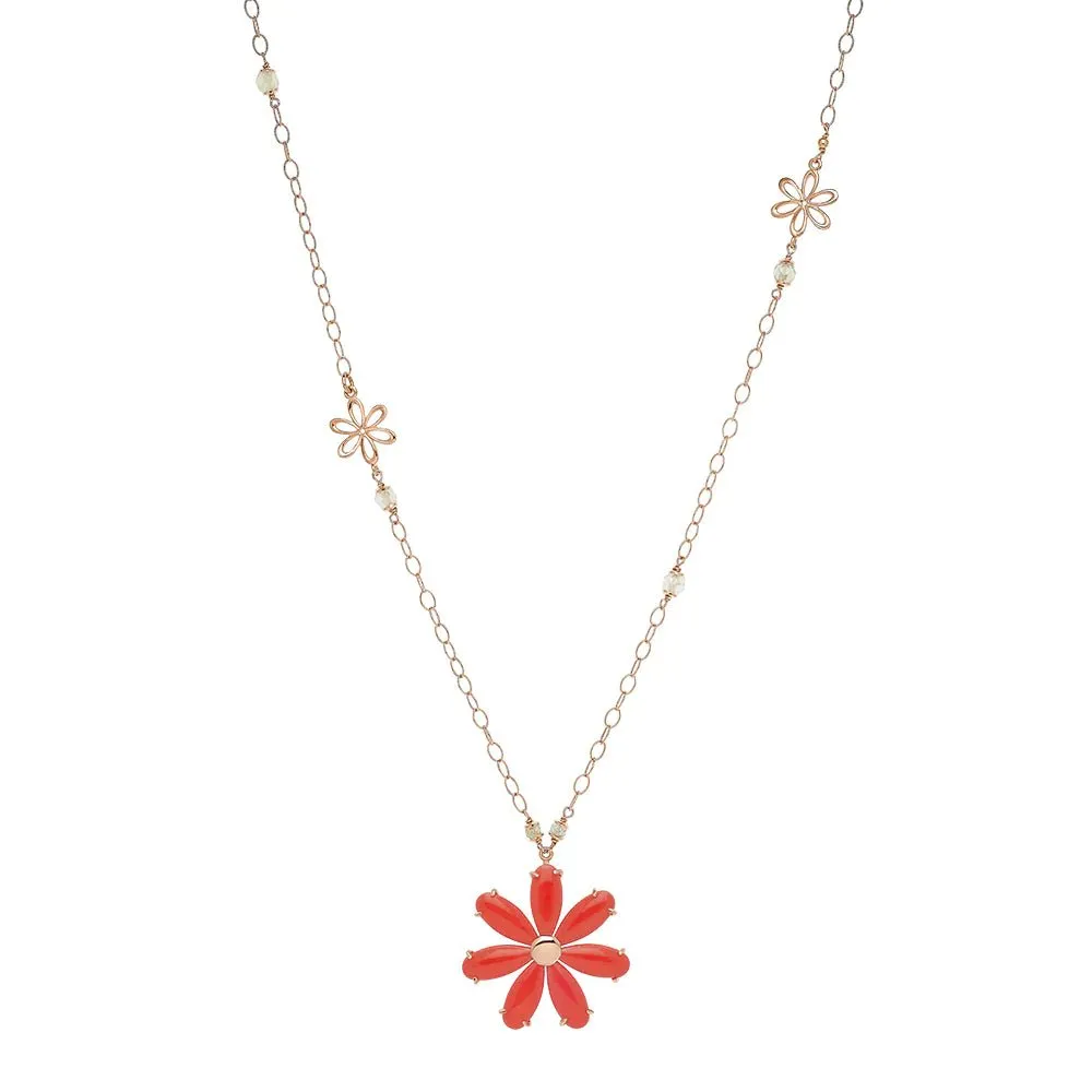 Collana da donna ciondolo Margot - ROSSOprezioso