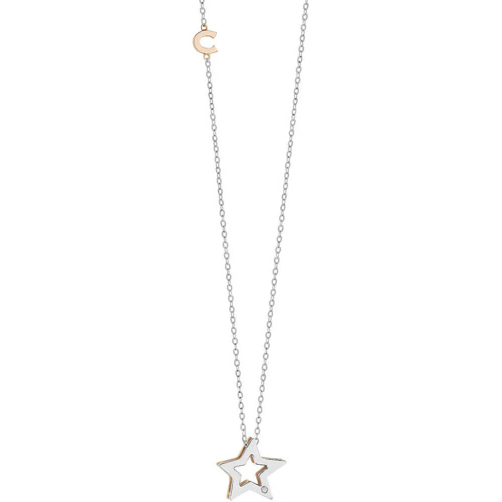 Collana Donna Comete GLB 1449 Stella con Diamante