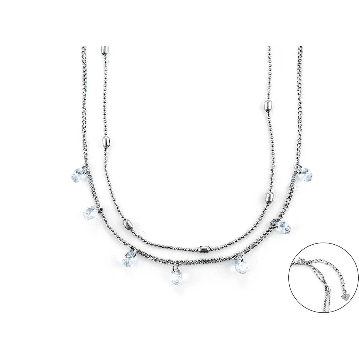 Collana donna 4us Cesare Paciotti acciaio 4UCL6534W