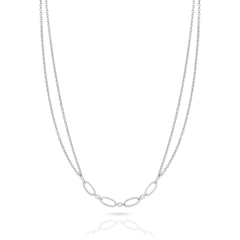 Collana donna gioielli Ops Objects Crystal OPSCL-803