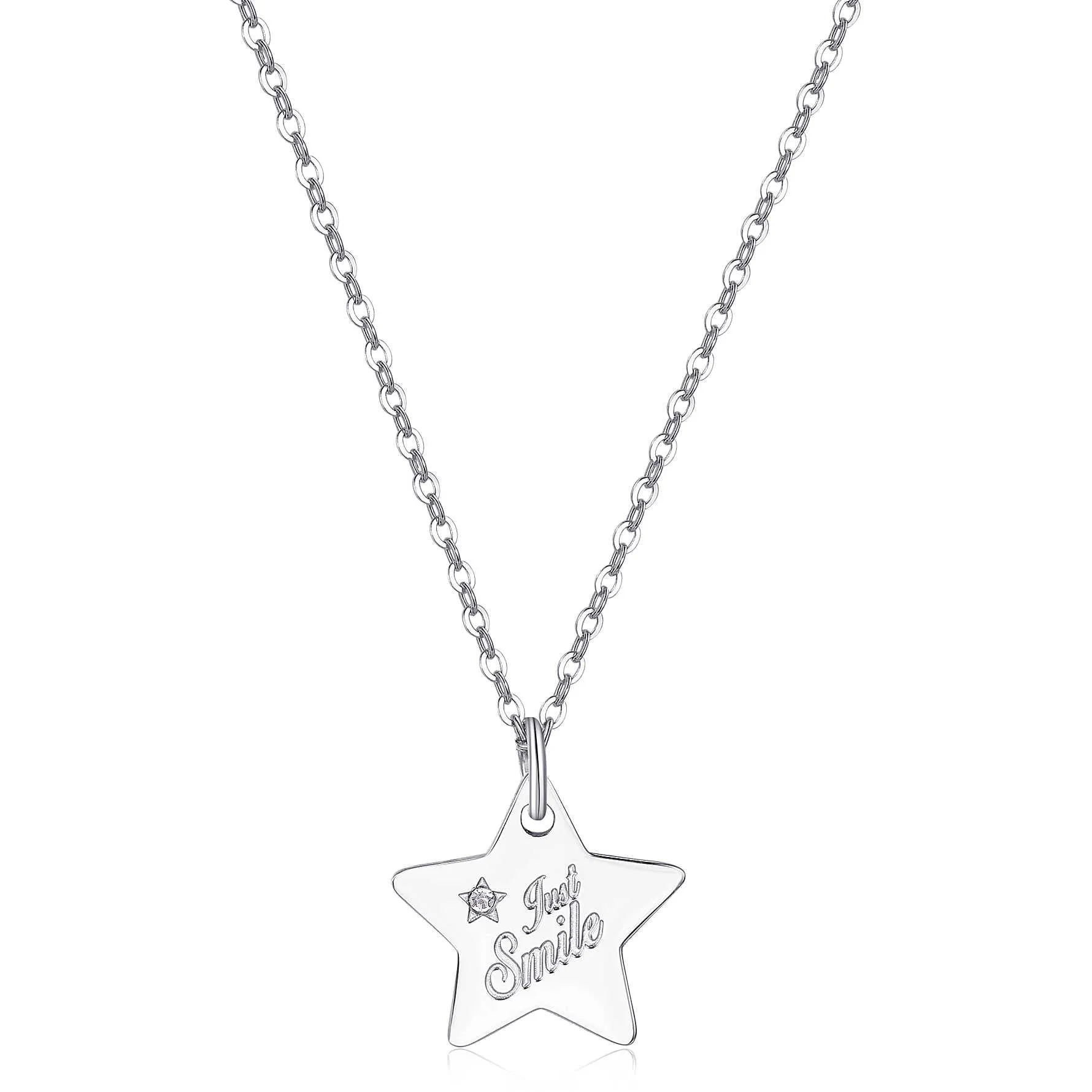 COLLANA SAGAPÒ BE MY ALWAYS COLLANA PENDENTE STELLA JUST SMILE - SBM30