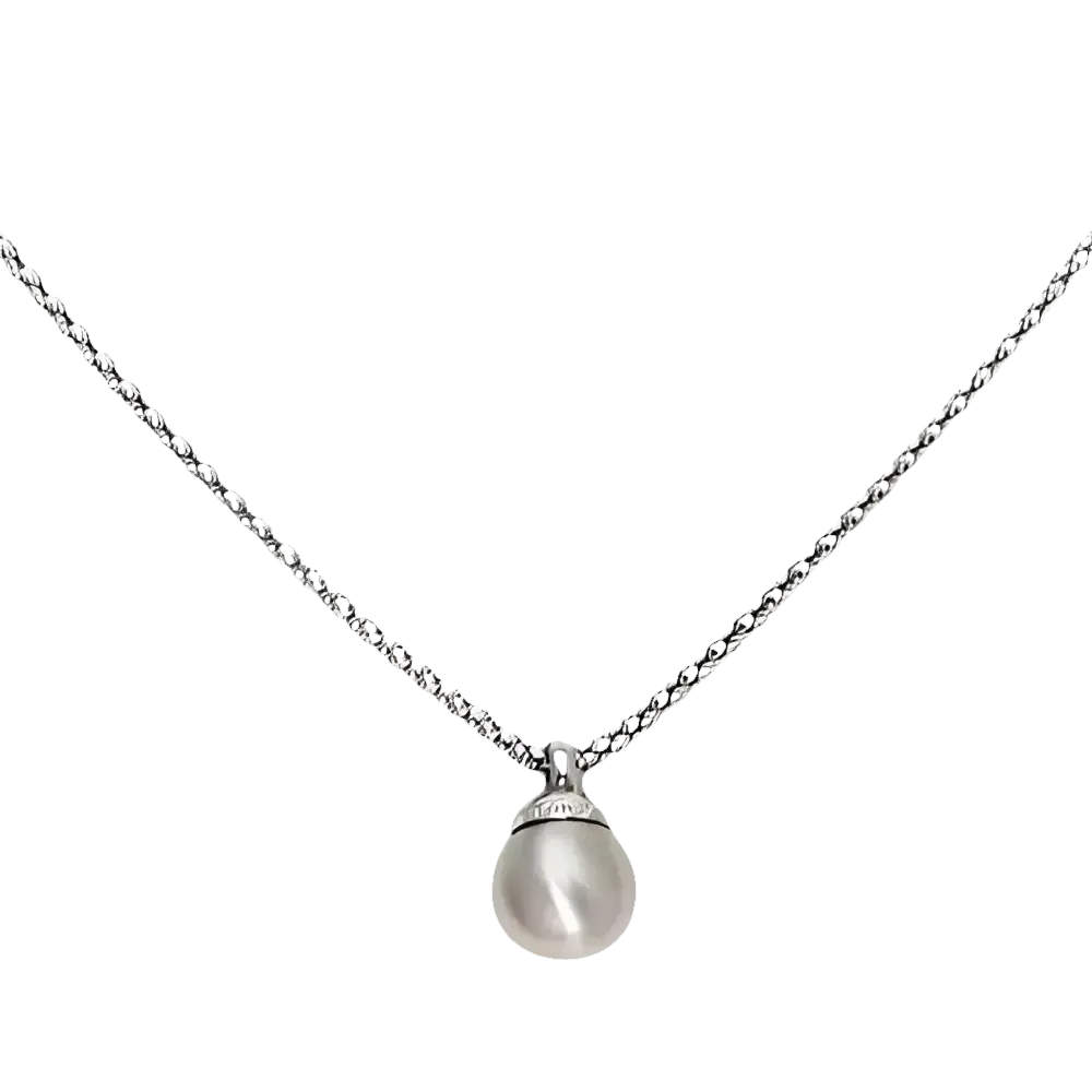 Collana Galileo Oro Bianco Sparkling Glamour