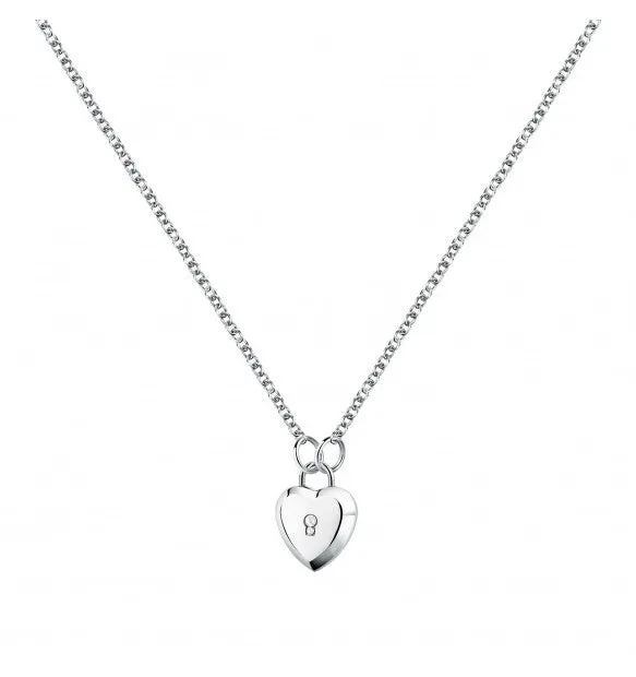 Karl Lagerfeld Collana Con Cuore A Lucchetto