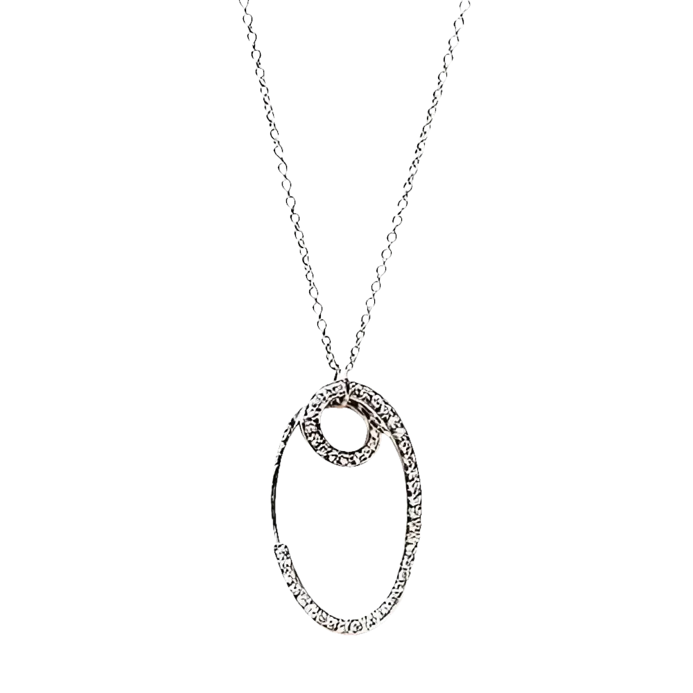 Collana Oro Bianco e Diamanti Salvini