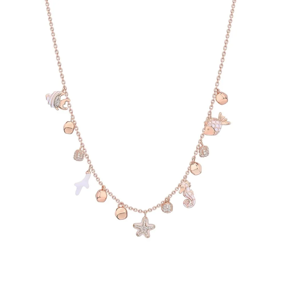 Collana Rosato Charm Into The Blue Rosè RZIB03