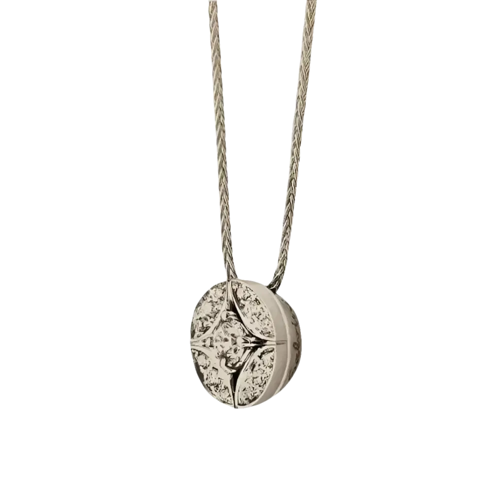 Collana SALVINI Oro Bianco e Diamanti Fleur Ronde