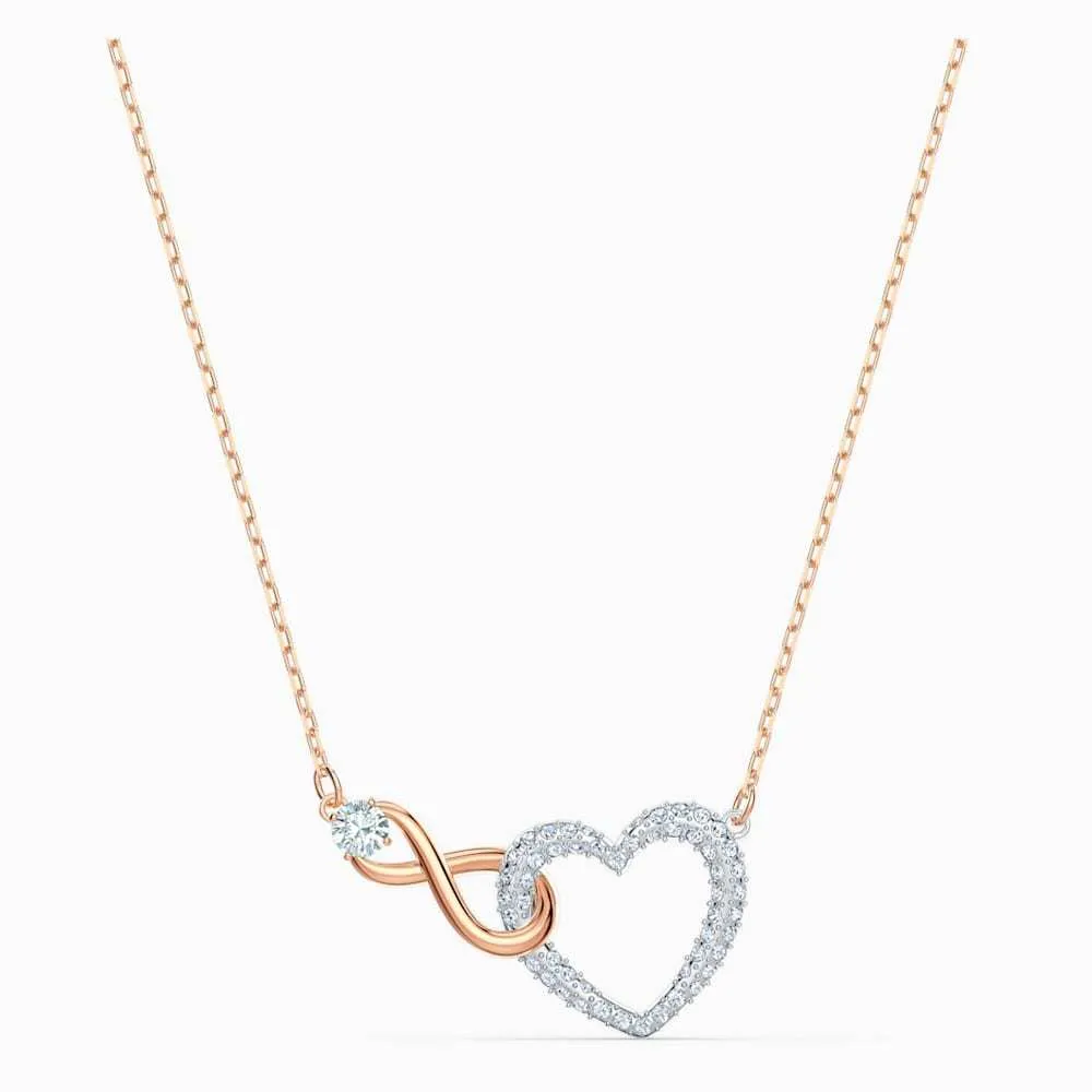 Collana Donna Swarovski 5518865 Infinity Heart