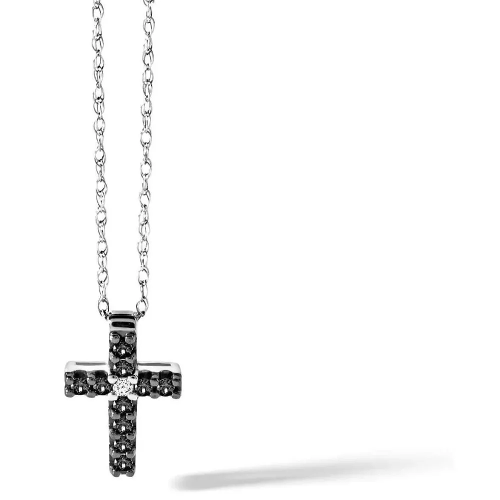 Collana Uomo Comete UGL 458 Croce con Diamanti