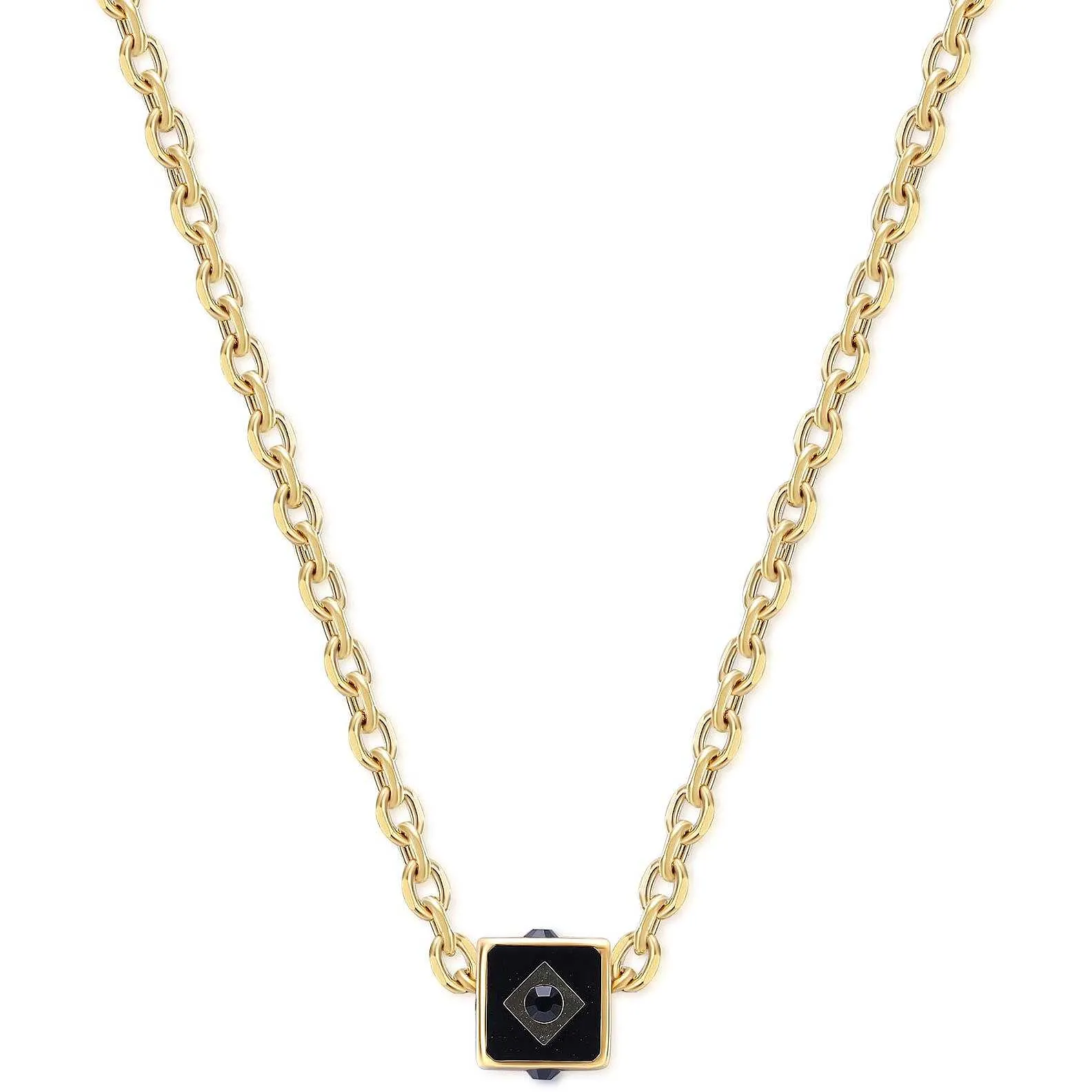 COLLANA SAGAPÒ CUBE UOMO PVD ORO - SCU03