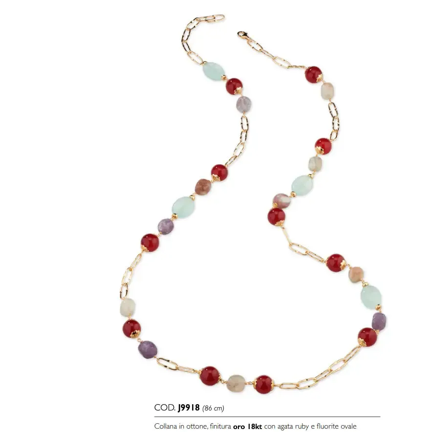 Collana donna in ottone Sovrani Cristal Magique J7901