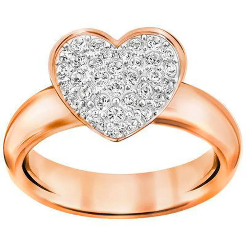 SWAROVSKI – ANELLO DONNA – Cuore rose