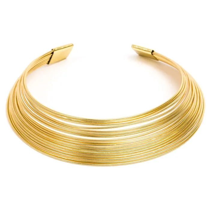 VESTOPAZZO Collana Rigida Multi Fili