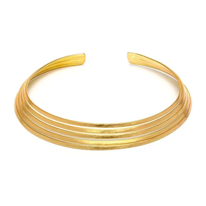 VESTOPAZZO Collana Girocollo 5 Linee