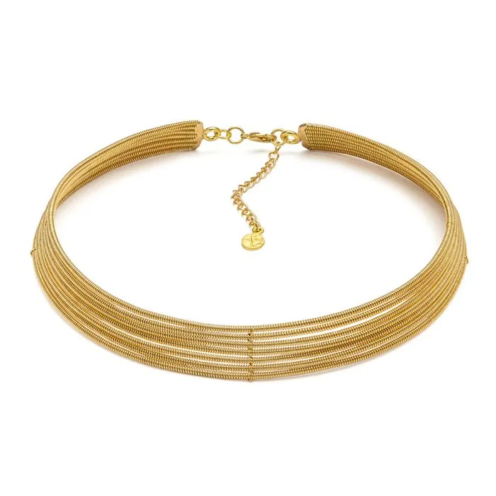 VESTOPAZZO Collana Girocollo Multilinee