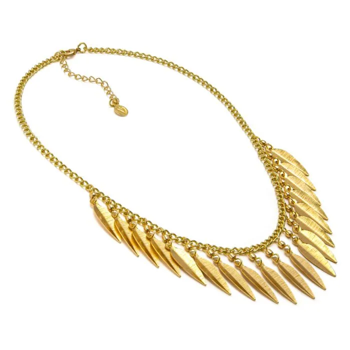 VESTOPAZZO Collana Pendenti Foglie