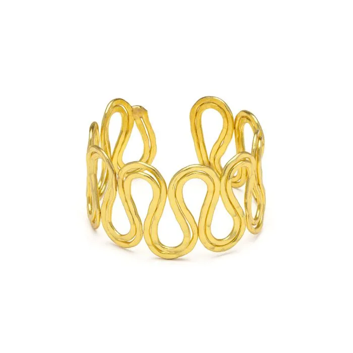 VESTOPAZZO Bracciale Fascia Onde