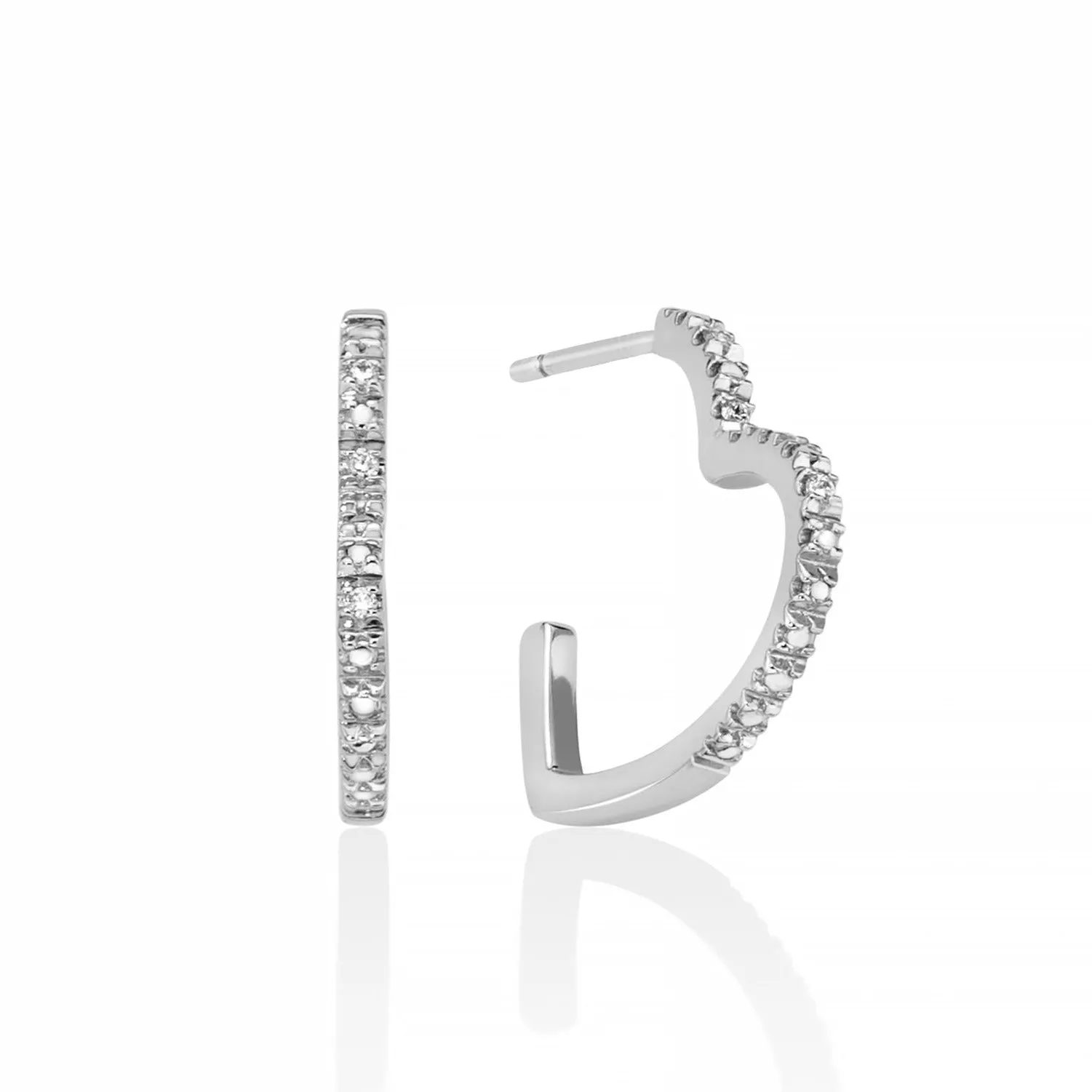 Orecchini Miluna in argento 925 Diamantissima ERD2644