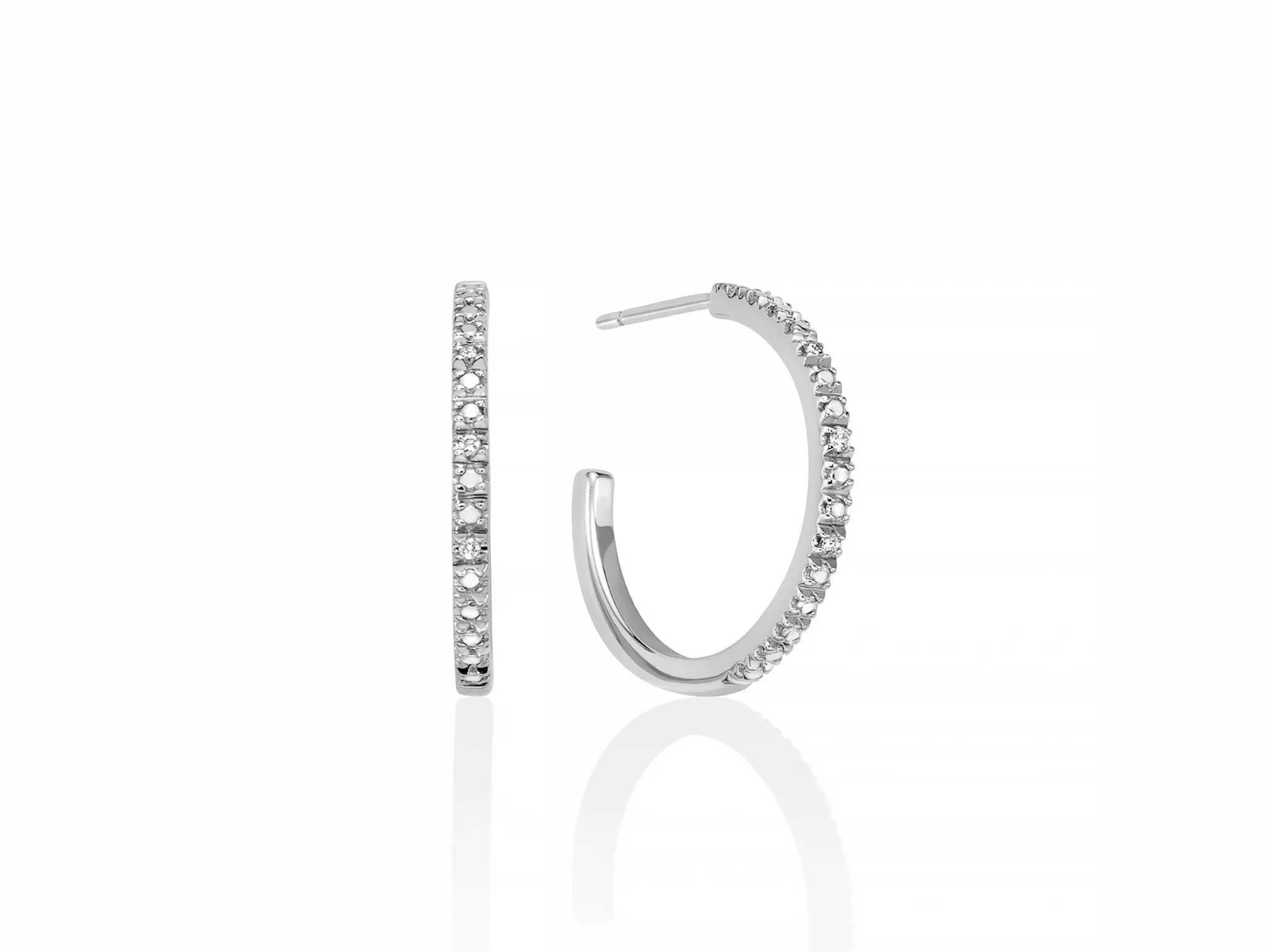 Orecchini Miluna in argento 925 Diamantissima ERD2646