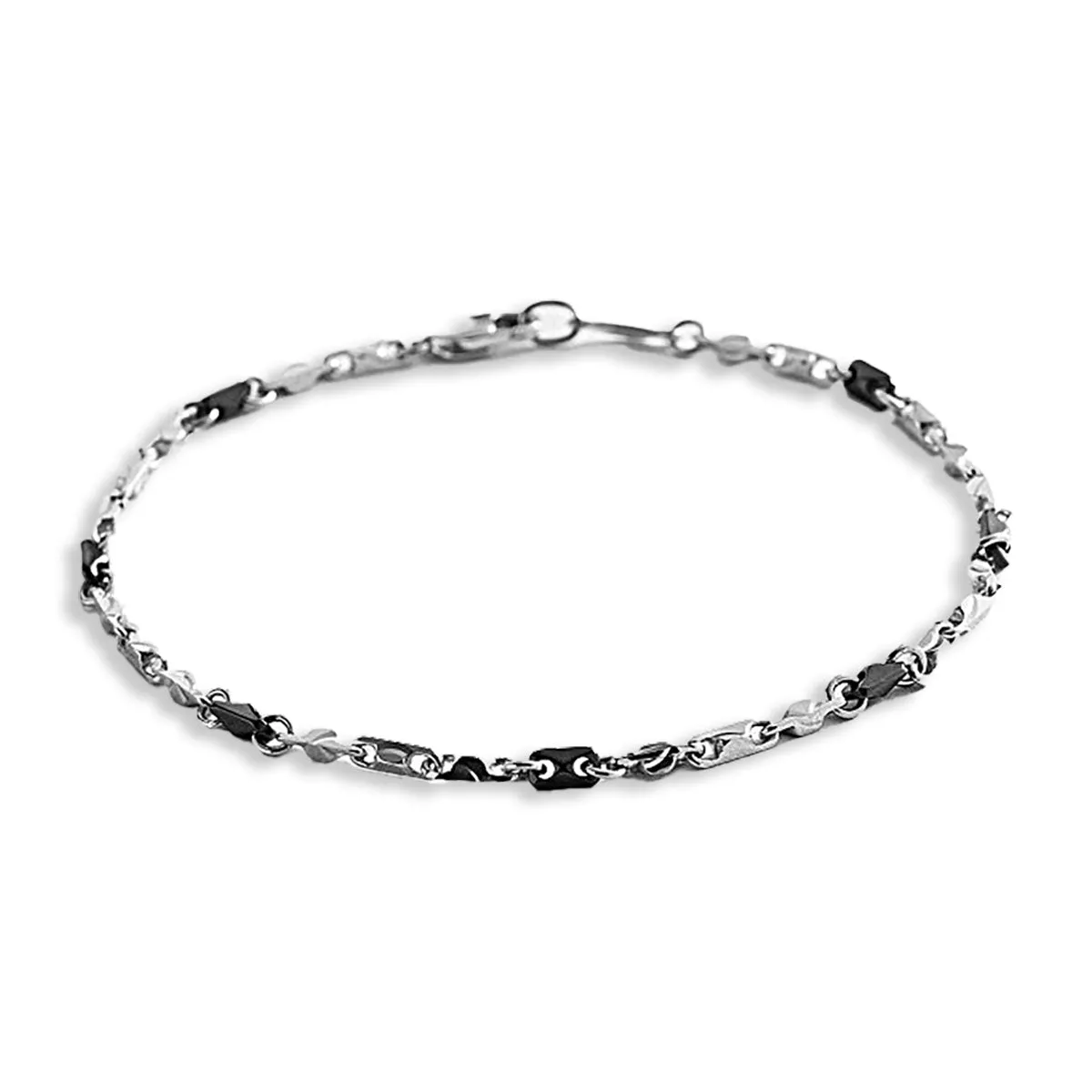 Zancan Silver Ceramic Bracelet