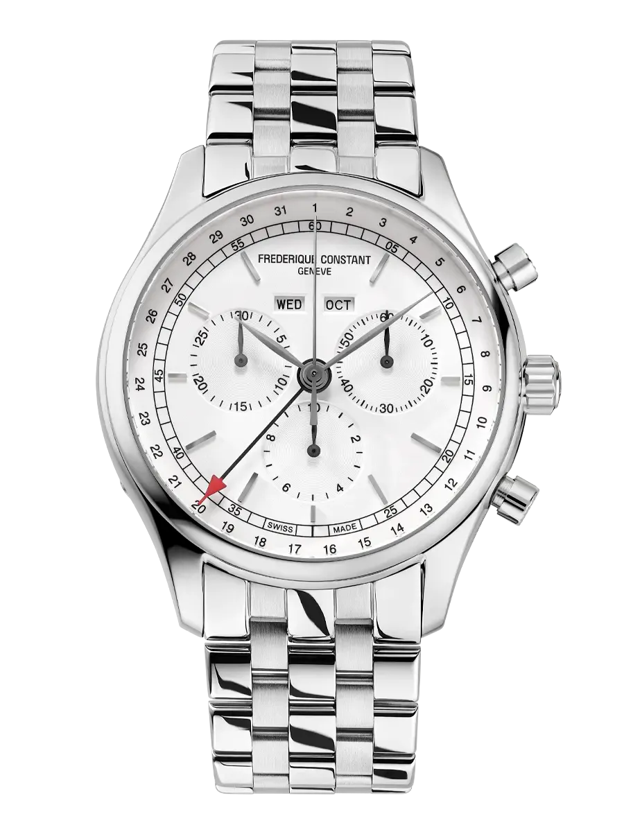 FC- Orologio Uomo Classico Quarzo Cronografo Triplo Calendario