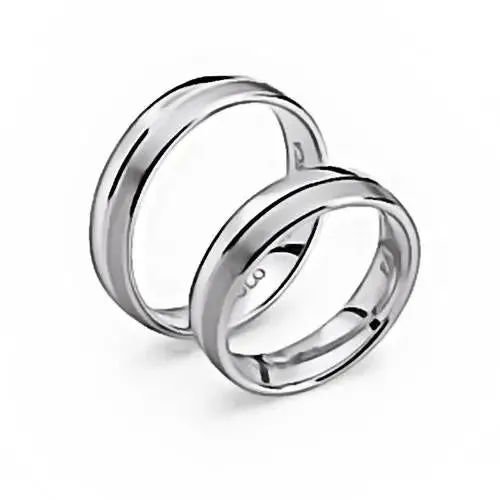 Fede oro bianco Paolo e Francesca COMETE GIOIELLI