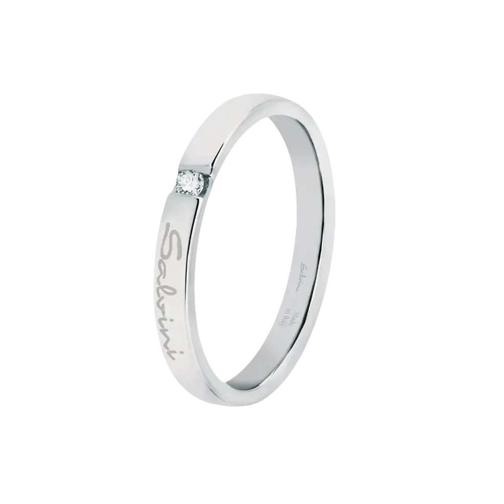 Fede Salvini First Date Oro Bianco e Diamante