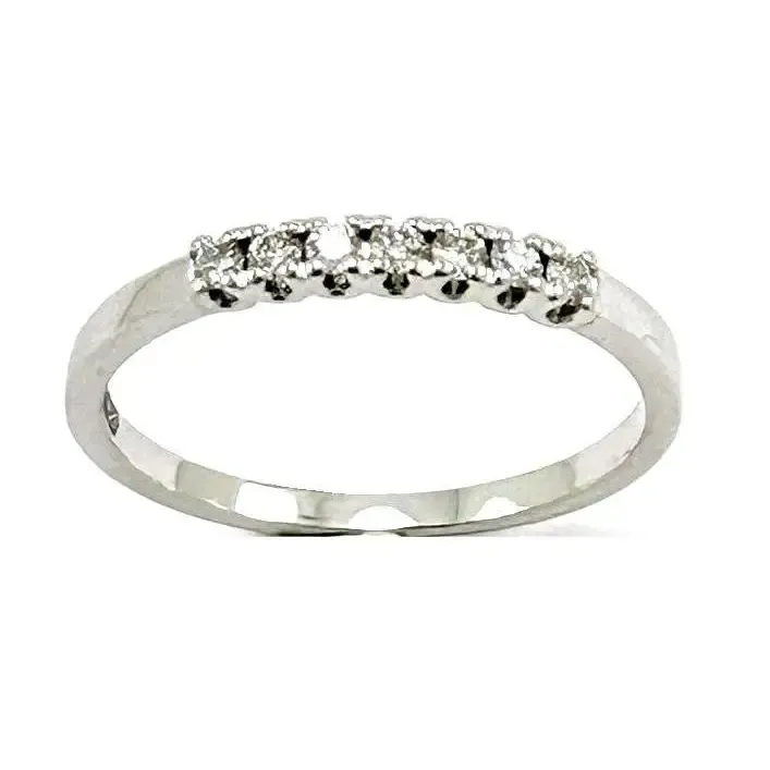 Fedina Oro Bianco e Diamanti ct 0,52 VS F