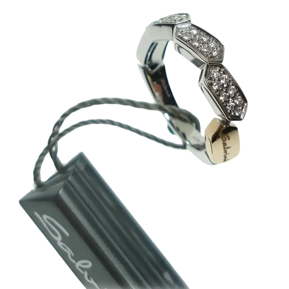 Fedina oro e diamanti ct 0,21 Honey Salvini