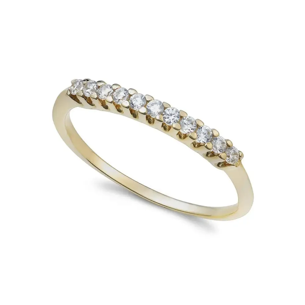 Fedina Oro Giallo e Zirconi Ambrosia AAZ 143G