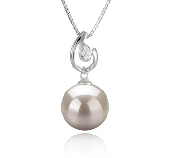 10-11mm di Perle Acqua Dolce Pendente en Femke Bianco