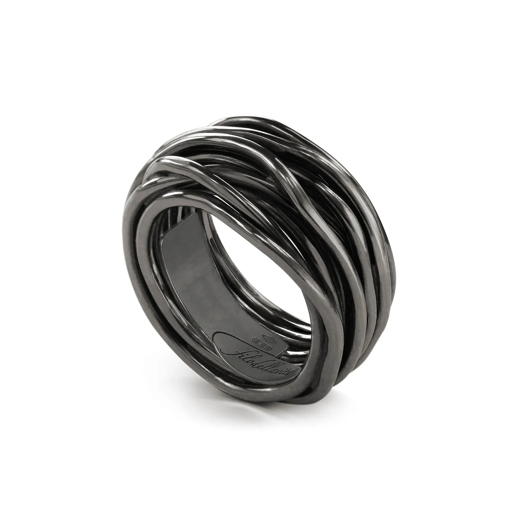 Filodellavita Rock 13 fili in Argento 925 brunito