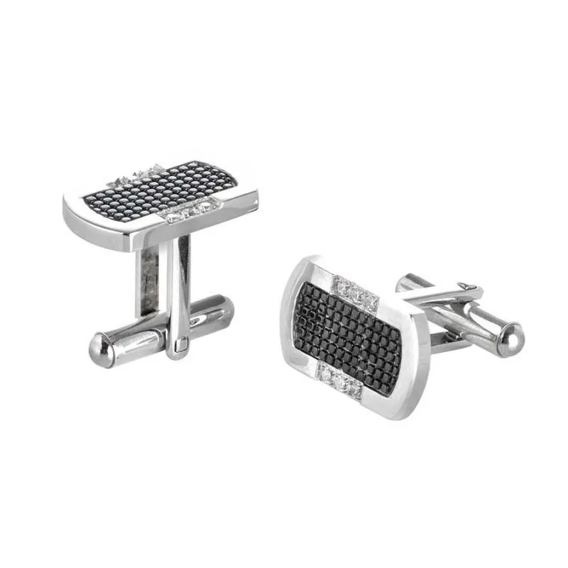 gemelli rettangolari uomo Boccadamo agm030 con strass