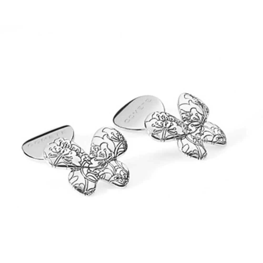 Gemelli Uomo Argento Collezione Farfalle UGM 162