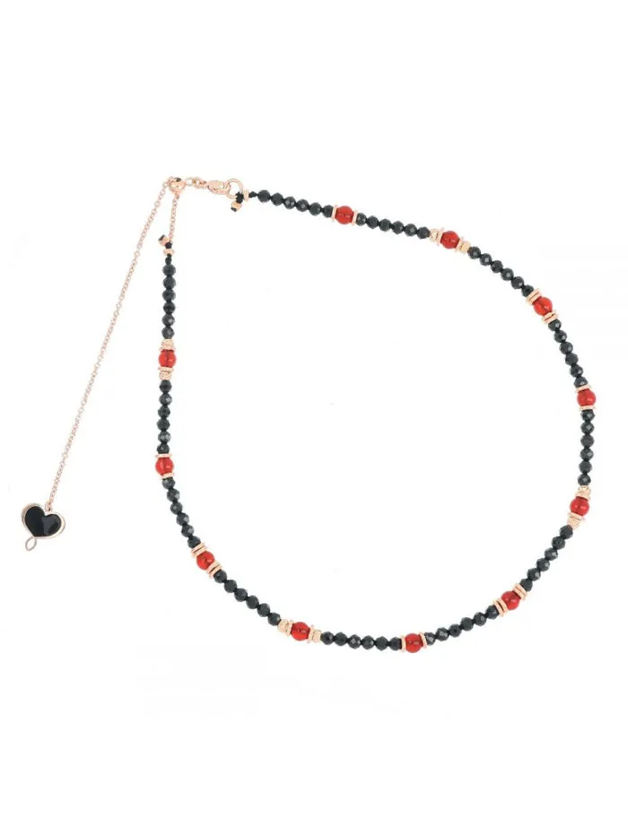 Girocollo "Spinello e Corniola"