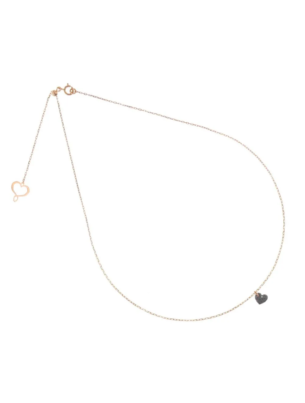 GIROCOLLO AURUM ORO ROSA CUORE PENDENTE ghpow2k