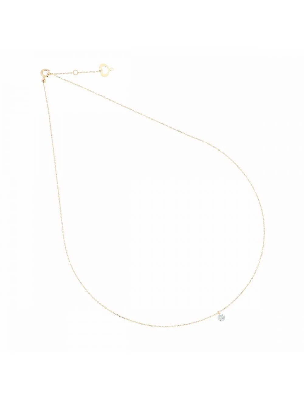 GIROCOLLO DIAMANTE NUDO 0,15 CT gcnud15