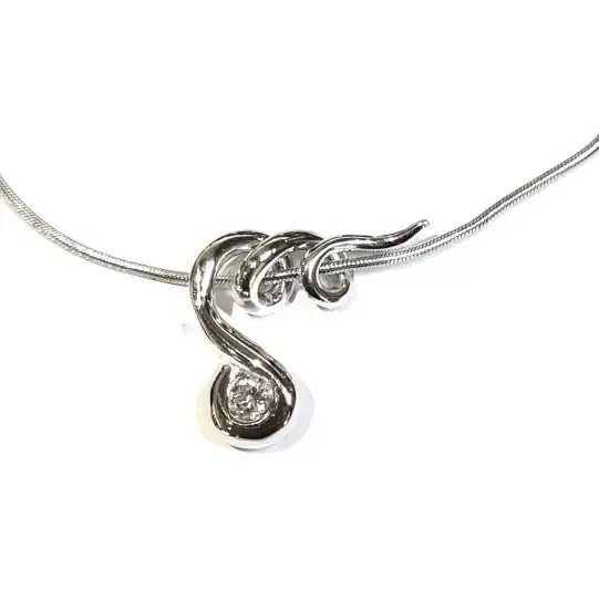 Collana Girocollo Platino e Diamante UNOAERRE