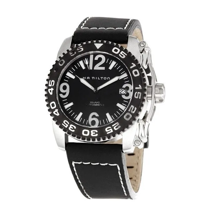 OROLOGIO HAMILTON KHAKI ACTION AUTO 40 MM NERO INDICI ED ARABI SILVER - H62455735