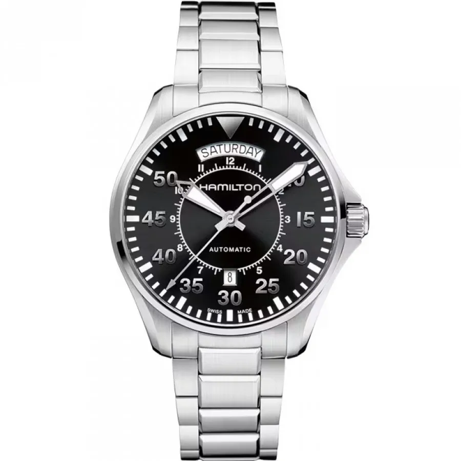 Hamilton Khaki Aviation Pilot Day Date Auto H64615135